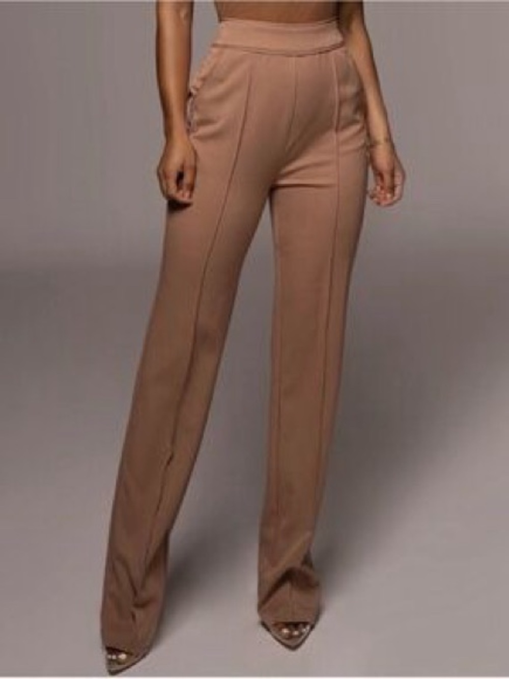 JLUXLABEL beige Wide Leg Pants